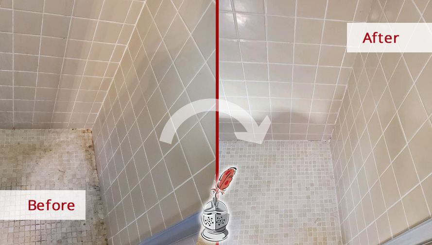 Image of a Shower After a Phenomenal Tile Sealing in Tucson