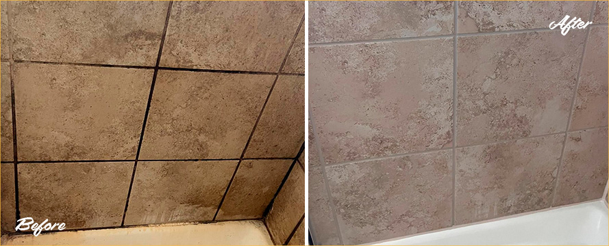 Shower Beautifully Restored by Our Professional Tile and Grout Cleaners in Catalina Foothills, AZ