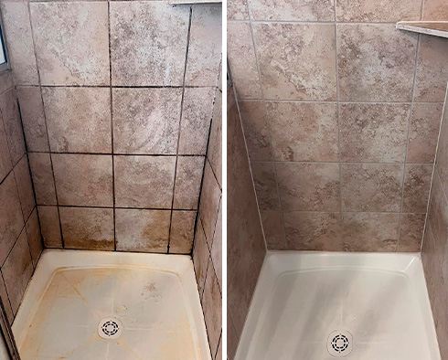 Shower Restored by Our  Tile and Grout Cleaners in Catalina Foothills, AZ