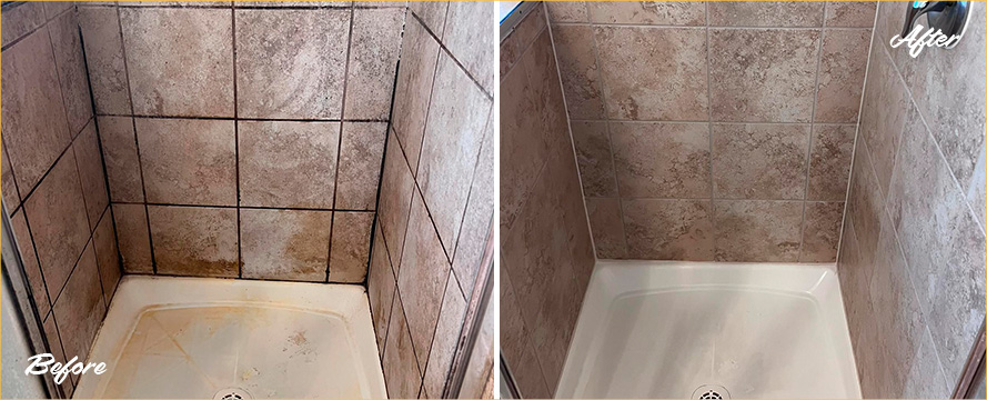 Shower Restored by Our Professional Tile and Grout Cleaners in Catalina Foothills, AZ