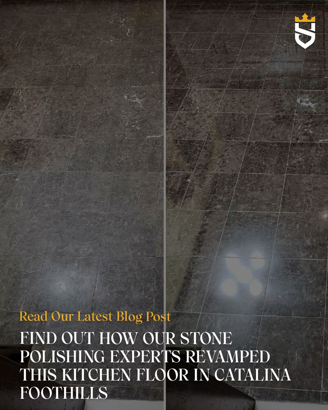 Find Out How Our Stone Polishing Experts Revamped This Kitchen Floor in Catalina Foothills